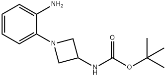 [1-(2-AMINO-PHENYL)-AZETIDIN-3-YL]-CARBAMIC ACID TERT-BUTYL ESTER Structure