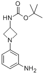 [1-(3-AMINO-PHENYL)-AZETIDIN-3-YL]-CARBAMIC ACID TERT-BUTYL ESTER Structure