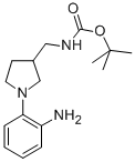 [1-(2-AMINO-PHENYL)-PYRROLIDIN-3-YLMETHYL]-CARBAMIC ACID TERT-BUTYL ESTER Structure