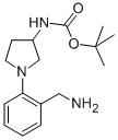 [1-(2-AMINOMETHYL-PHENYL)-PYRROLIDIN-3-YL]-CARBAMIC ACID TERT-BUTYL ESTER Structure