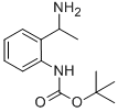 [2-(1-AMINO-ETHYL)-PHENYL]-CARBAMIC ACID TERT-BUTYL ESTER Structure