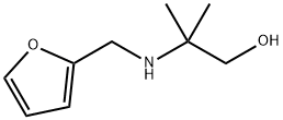 2-((2-FURYLMETHYL)AMINO)-2-METHYLPROPAN-1-OL Structure