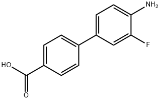 4-(2-Amino-4-fluorophenyl)benzoic acid Structure