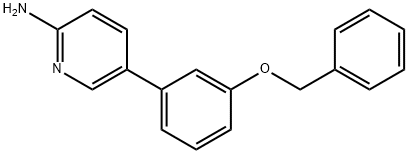 2-AMino-5-[3-(benzyloxy)phenyl]pyridine Structure