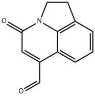 4-oxo-1,2-dihydro-4H-pyrrolo[3,2,1-ij]quinoline-6-carbaldehydeMFCD06617877 구조식 이미지