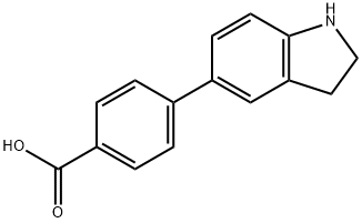 4-(Indolin-5-yl)benzoic acid Structure