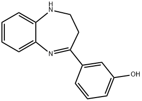 3-(4,5-DIHYDRO-3H-BENZO[B][1,4]DIAZEPIN-2-YL)-PHENOL Structure