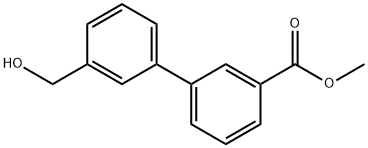 Methyl 3-(3-hydroxymethylphenyl)benzoate Structure