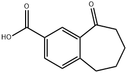 9-oxo-6,7,8,9-tetrahydro-5H-benzo[7]annulene-2-carboxylic acid Structure