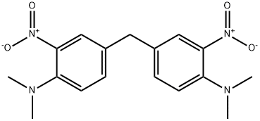 4,4'-methylenebis[N,N-dimethyl-2-nitroaniline] 구조식 이미지