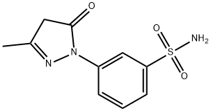 3-메틸-1-(3'-설포아미도페닐)-5-피라졸론 구조식 이미지