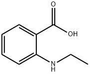 2-(ethylamino)benzoic acid  구조식 이미지