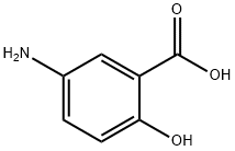 5-Aminosalicylic acid Structure