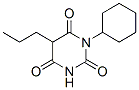 1-Cyclohexyl-5-propyl-2,4,6(1H,3H,5H)-pyrimidinetrione 구조식 이미지