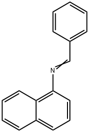 N-Benzylidene-1-napthylamine 구조식 이미지