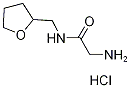 2-Amino-N-(tetrahydro-2-furanylmethyl)acetamidehydrochloride Structure