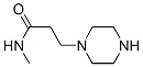 1-피페라진프로판아미드,N-메틸-(9CI) 구조식 이미지
