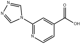 2-(4H-1,2,4-triazol-4-yl)isonicotinic acid(SALTDATA: FREE) Structure