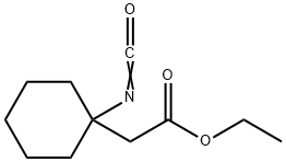 ethyl (1-isocyanatocyclohexyl)acetate Structure