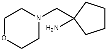 1-(MORPHOLIN-4-YLMETHYL)CYCLOPENTANAMINE Structure