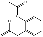 3-(2-ACETOXYPHENYL)-2-CHLORO-1-PROPENE Structure