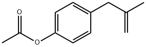 3-(4-아세톡시페닐)-2-메틸-1-프로펜 구조식 이미지