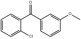 2-CHLORO-3'-METHOXYBENZOPHENONE Structure