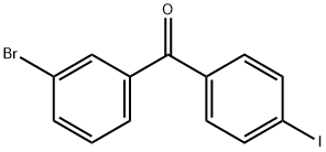 3-BROMO-4'-IODOBENZOPHENONE Structure