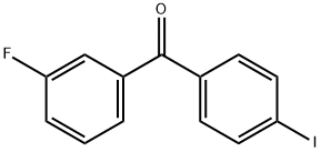 3-FLUORO-4'-IODOBENZOPHENONE Structure