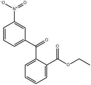2-에톡시카보닐-3'-니트로벤조페논 구조식 이미지