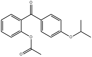 2-ACETOXY-4'-ISOPROPOXYBENZOPHENONE Structure