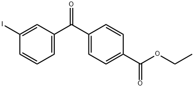 4-ETHOXYCARBONYL-3'-IODOBENZOPHENONE Structure