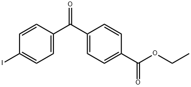 4-에톡시카보닐-4'-요오도벤조페논 구조식 이미지