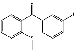 3-아이오도-2'-티오메틸벤조페논 구조식 이미지