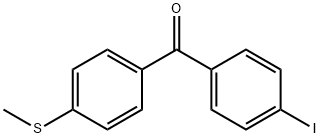 4-IODO-4'-METHYLTHIOBENZOPHENONE Structure