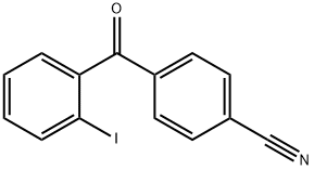 4-CYANO-2'-IODOBENZOPHENONE Structure