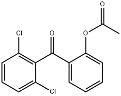 2-ACETOXY-2',6'-DICHLOROBENZOPHENONE Structure