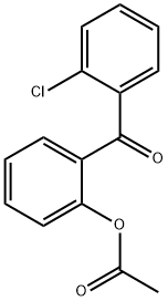 2-ACETOXY-2'-CHLOROBENZOPHENONE Structure