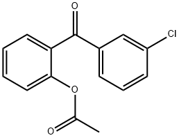 2-ACETOXY-3'-CHLOROBENZOPHENONE Structure