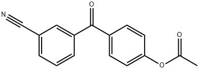 4-ACETOXY-3'-CYANOBENZOPHENONE Structure