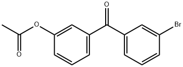 3-ACETOXY-3'-BROMOBENZOPHENONE Structure