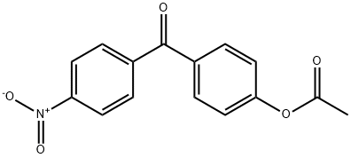 4-ACETOXY-4'-니트로벤조페논 구조식 이미지