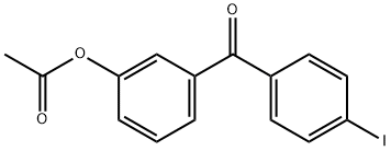 3-ACETOXY-4'-IODOBENZOPHENONE Structure