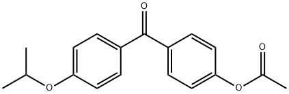 4-ACETOXY-4'-ISOPROPOXYBENZOPHENONE Structure