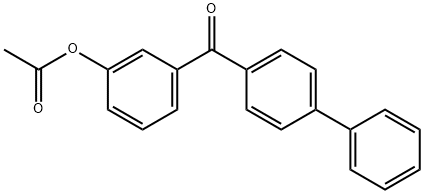 3-ACETOXY-4'-페녹시벤조페논 구조식 이미지