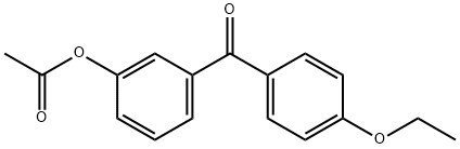 3-ACETOXY-4'-ETHOXYBENZOPHENONE Structure