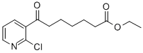 ETHYL 7-(2-CHLORO-3-PYRIDYL)-7-OXOHEPTANOATE Structure