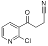 4-(2-클로로-3-피리딜)-4-OXOBUTYRONITRILE 구조식 이미지