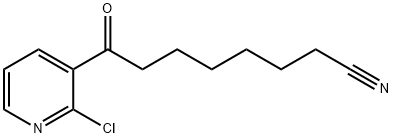 8-(2-CHLORO-3-PYRIDYL)-8-OXOOCTANENITRILE Structure