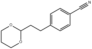 4-(1,3-DIOXAN-2-YLETHYL)BENZONITRILE Structure